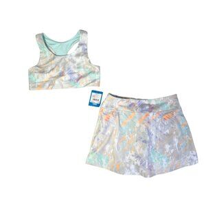 DSG Girls Large Athletic Set Skort & Sports Bra NWT Tennis Pickleball